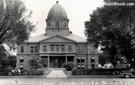 Renville County Court House, Olivia Minnesota, 1950s