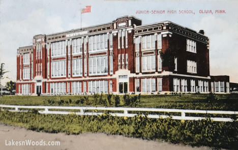 Junior and Senior High School, Olivia Minnesota, 1925