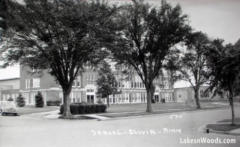School, Olivia Minnesota, 1950s