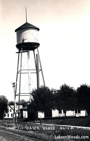 Light and Water Works, Olivia Minnesota, 1915