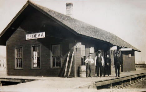 Great Northern Railroad Depot, Sebeka Minnesota, 1910s