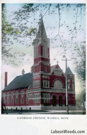 Catholic Church, Waseca Minnesota, 1907