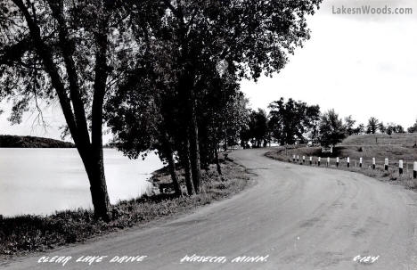 Clear Lake Drive, Waseca Minnesota, 1940s