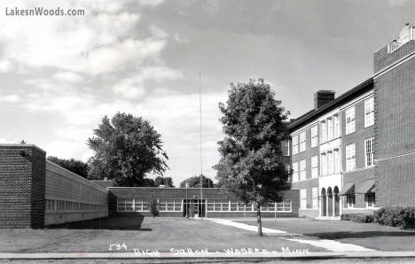 High School, Waseca Minnesota, 1950s