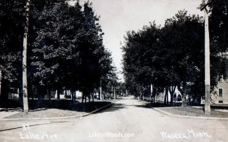 Lake Avenue, Waseca Minnesota, 1910s