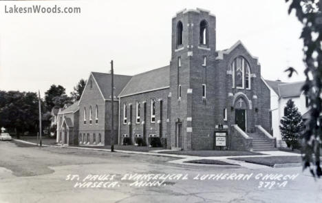 St. Paul's Evangelical Lutheran Church, Waseca Minnesota, 1950s
