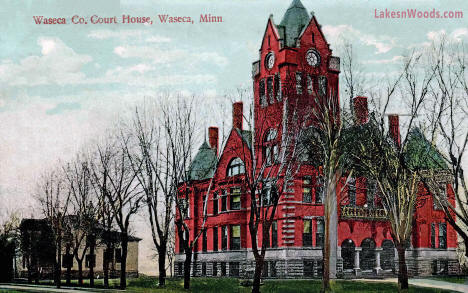 Waseca County Court House, Waseca Minnesota, 1910